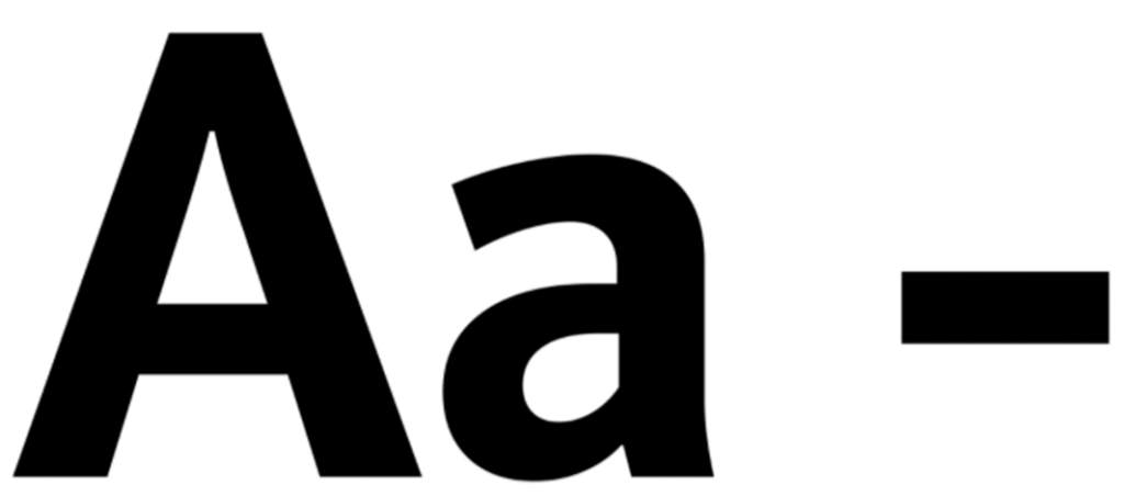 graphic design Font showcase of letter a